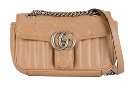 Marmont, Leather, Beige, 446744525040, DB,3*
